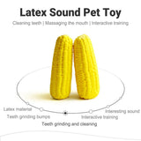 Darrahopens Pet Care > Dog Supplies > Dog Apparel Grinding Teething Pet Toy Corn-Shaped Dog Chewing Toy Pet
