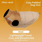 Darrahopens Pet Care > Dog Supplies > Dog Apparel Keep Your Pup Cozy and Visible This Winter – Waterproof, Insulated Dog Coat with Reflective Strips, Front Zipper, D-Ring Leash Attachment, and Adjustable Fit for Daily Walks and Outdoor Adventures (4XL, Khaki) In Australia - Darrahopens