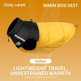 Darrahopens Pet Care > Dog Supplies > Dog Apparel Keep Your Pup Cozy and Visible This Winter – Waterproof, Insulated Dog Coat with Reflective Strips, Front Zipper, D-Ring Leash Attachment, and Adjustable Fit for Daily Walks and Outdoor Adventures (L, Yellow) In Australia - Darrahopens