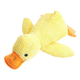 Darrahopens Pet Care > Dog Supplies > Dog Apparel Plush Cartoon Duck Dog Toy Interactive Squeaky Pet Toy Durable Fun Chew Toy - Green