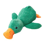 Darrahopens Pet Care > Dog Supplies > Dog Apparel Plush Cartoon Duck Dog Toy Interactive Squeaky Pet Toy Durable Fun Chew Toy - Yellow