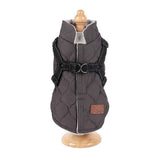 Darrahopens Pet Care > Dog Supplies > Dog Apparel Premium Winter Dog Coat with Built-in Harness, Water-Resistant Puffer Vest for Small & Medium Breeds, Reflective Safety Straps, and Fleece Lining for Warmth and Outdoor Adventures (L, Pink) In Australia - Darrahopens