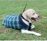 Darrahopens Pet Care > Dog Supplies > Dog Apparel Reversible Winter Dog Coat with Plaid and Quilted Sides, Warm Cotton-Filled Vest for Outdoor Walks, Adjustable Velcro Straps for a Secure Fit (M, Beige) In Australia - Darrahopens