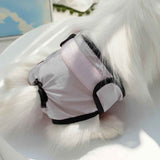 Washable Female Pet Nappy Diaper Dog Cat Physiological Pants Gray - S