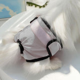Darrahopens Pet Care > Dog Supplies > Dog Apparel Washable Female Pet Nappy Diaper Dog Cat Physiological Pants Gray - XL