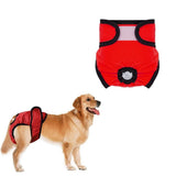 Darrahopens Pet Care > Dog Supplies > Dog Apparel Washable Female Pet Nappy Diaper Dog Cat Physiological Pants Gray - XL