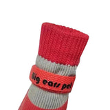 Darrahopens Pet Care > Dog Supplies > Dog Apparel Waterproof Anti Slip Pet Shoes with Rubber Sole for Indoor and Outdoor Use Red - M