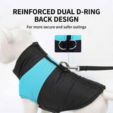 Darrahopens Pet Care > Dog Supplies > Dog Apparel Winter Dog Ski Jacket with Waterproof and Windproof Polyester Shell, Thick PP Cotton Padding for Warmth, 3D Ergonomic Fit with D-Ring Leash Attachment, Ideal for Outdoor Walks and Snow Adventures (7XL, Purple)