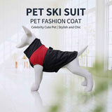 Darrahopens Pet Care > Dog Supplies > Dog Apparel Winter Dog Ski Jacket with Waterproof and Windproof Polyester Shell, Thick PP Cotton Padding for Warmth, 3D Ergonomic Fit with D-Ring Leash Attachment, Ideal for Outdoor Walks and Snow Adventures (7XL, Purple)