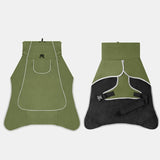 Darrahopens Pet Care > Dog Supplies > Dog Apparel Winter Warm Pet Coat, Outdoor Cold Proof Dog Jacket-olive green