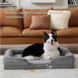 Darrahopens Pet Care > Dog Supplies > Dog Beds 1 piece set XL size 102*80*18cm orthopedic foam dog bed, designed for super large dogs, C-shaped orthopedic dog bed, washable dog sofa bed, with removable cover and non-slip bottom, with supportive foam sofa design, suitable for pet dogs, cats, rabbits, c