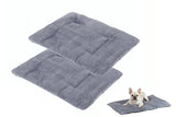 Darrahopens Pet Care > Dog Supplies > Dog Beds 2Pcs Pet Blanket Self-Heating Bed Pad Cat Dog Self-Warming Cushion-Khaki L