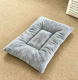 Darrahopens Pet Care > Dog Supplies > Dog Beds 40 x 60CM Large Plush Pet Bed Mat for Dogs & Cats – Light Grey Double-Sided Soft Cushion, Breathable Moisture-Resistant Sleeping Pad for Small, Medium & Large Pets