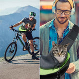Darrahopens Pet Care > Dog Supplies > Dog Beds Black Hands-Free Pet Chest Carrier - Breathable Mesh Crossbody Bag for Dogs & Cats within 5KG