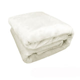 Darrahopens Pet Care > Dog Supplies > Dog Beds Canine Faux Fur Throw Rug 127 x 152 cm White Chihuahua