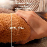 dog bed, bear shaped dog bed, thickened dog bed, enlarged dog bed, all season dog bed, comfortable dog bed, Australia, soft plush dog bed, machine washable dog bed - beige - Size M-5kg In Australia - Darrahopens