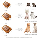 Darrahopens Pet Care > Dog Supplies > Dog Beds dog bed, bear shaped dog bed, thickened dog bed, enlarged dog bed, all season dog bed, comfortable dog bed, Australia, soft plush dog bed, machine washable dog bed - beige - Size XL-15kg In Australia - Darrahopens