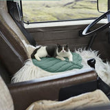 Darrahopens Pet Care > Dog Supplies > Dog Beds Double-Sided Available Pet Mattress Pad Leaf Shape Puppy Cat Bed Mat Style 1