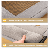 Darrahopens Pet Care > Dog Supplies > Dog Beds Elevated Pet Cot with Bolster Cushion for Cats and Small Dogs, Breathable Mesh Bed for Indoor Living Room and Bedroom Comfort (Army Green) In Australia - Darrahopens