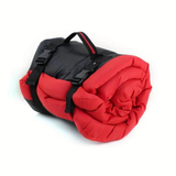 Darrahopens Pet Care > Dog Supplies > Dog Beds High-quality moisture-proof thick portable camping dog bed suitable for medium / large / small dogs - durable polyester outdoor mat with handle foldable design suitable for travel home and camping trips camping bed(red)