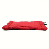 Darrahopens Pet Care > Dog Supplies > Dog Beds High-quality moisture-proof thick portable camping dog bed suitable for medium / large / small dogs - durable polyester outdoor mat with handle foldable design suitable for travel home and camping trips camping bed.GREY