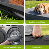 Darrahopens Pet Care > Dog Supplies > Dog Beds i.Pet Dog Bed XL Water-resistant Egg Crate Foam Orthopedic Pet Mat Grey