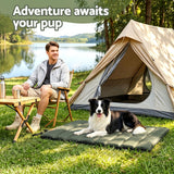 Darrahopens Pet Care > Dog Supplies > Dog Beds i.Pet Outdoor Dog Bed Large Water-resistant Washable Foldable Travel Dog Mat Green