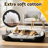 Darrahopens Pet Care > Dog Supplies > Dog Beds i.Pet Pet Bed Dog Bed Soft PP Cotton Mat Sleeping Comfy Cushion Washable Extra Large