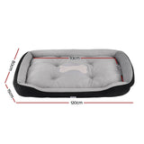 Darrahopens Pet Care > Dog Supplies > Dog Beds i.Pet Pet Bed Dog Bed Soft PP Cotton Mat Sleeping Comfy Cushion Washable Extra Large