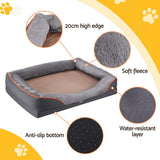 Darrahopens Pet Care > Dog Supplies > Dog Beds i.Pet Pet Bed Orthopedic Washable Dog Bed Plush Fleece Sofa Cushion Mat