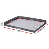 Darrahopens Pet Care > Dog Supplies > Dog Beds i.Pet Pet Bed Plush Soft Cushion Egg Crate Large Sofa Platform Removable Washable