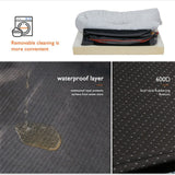 Darrahopens Pet Care > Dog Supplies > Dog Beds Memory Foam Dog Sofa with Orthopedic Bed & Rim Pillow