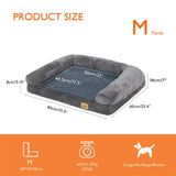 Darrahopens Pet Care > Dog Supplies > Dog Beds Orthopedic Dog Bed with Bolster Comfort Mattress