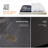 Darrahopens Pet Care > Dog Supplies > Dog Beds Orthopedic Dog Bed with Bolster Comfort Mattress