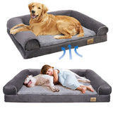 Darrahopens Pet Care > Dog Supplies > Dog Beds Orthopedic Dog Bed with Bolster Comfort Mattress