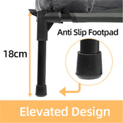 Darrahopens Pet Care > Dog Supplies > Dog Beds Oversized Raised Dog Bed with Cooling Bolster Lounger