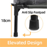 Darrahopens Pet Care > Dog Supplies > Dog Beds Oversized Raised Dog Bed with Cooling Bolster Lounger