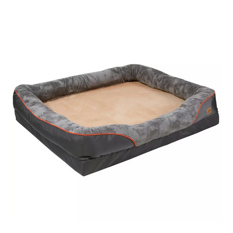 Darrahopens Pet Care > Dog Supplies > Dog Beds P&P Gray 3XL Pet Bed With Thick Sponge Foam And Waterproof Oxford Base
