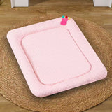 Darrahopens Pet Care > Dog Supplies > Dog Beds Pink Breathable Cooling Pet Mat - Ice Bean Summer Bed for Small Dogs (M : 42x58cm)