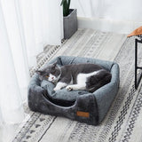 Darrahopens Pet Care > Dog Supplies > Dog Beds Tents Pet Bed - With Removable & Washable Cushion - Warm & Soft Fleece Fabric - For Cats & Small Dogs