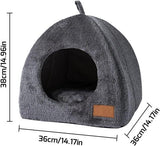 Darrahopens Pet Care > Dog Supplies > Dog Beds Tents Pet Bed - With Removable & Washable Cushion - Warm & Soft Fleece Fabric - For Cats & Small Dogs