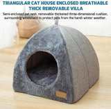 Darrahopens Pet Care > Dog Supplies > Dog Beds Tents Pet Bed - With Removable & Washable Cushion - Warm & Soft Fleece Fabric - For Cats & Small Dogs