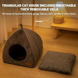 Darrahopens Pet Care > Dog Supplies > Dog Beds Tents Pet Bed - With Removable & Washable Cushion - Warm & Soft Fleece Fabric - For Cats & Small Dogs