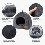 Darrahopens Pet Care > Dog Supplies > Dog Beds Tents Pet Bed - With Removable & Washable Cushion - Warm & Soft Fleece Fabric - For Cats & Small Dogs