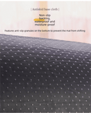 Darrahopens Pet Care > Dog Supplies > Dog Beds Thickened Pet Sofa Bed XL Size 75x45cm Coffee Dog Mat with Integrated Pillow Soft Washable Sleeping Pad for Dogs and Cats All Season Comfort