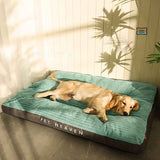Darrahopens Pet Care > Dog Supplies > Dog Beds Warm Dog Bed Washable Pet Bed Non-Slip Dog Bed High Backrest Dog Bed Thick Dog - Green - Size 31.5*25.6in In Australia - Darrahopens