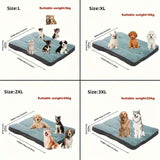 Darrahopens Pet Care > Dog Supplies > Dog Beds Warm Dog Bed Washable Pet Bed Non-Slip Dog Bed High Backrest Dog Bed Thick Dog - Green - Size 31.5*25.6in In Australia - Darrahopens