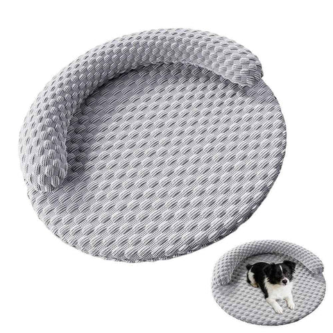 Washable Cooling Pet Bed with Removable Cover for Dogs & Cats - Dark Gray - XL