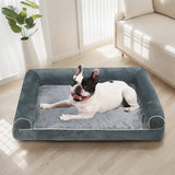 Darrahopens Pet Care > Dog Supplies > Dog Beds XL Size PawfectFriend Orthopedic Dog Bed 3-Side Comfort Bolster Padded Calming Mattress Bed with Removable Cover