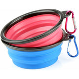 Darrahopens Pet Care > Dog Supplies > Dog Bowls, Feeders & Waterers 2 Dog Bowl Foldable Travel Dog Water Bowl Portable Cat Pet Silicone Food Bowl Small